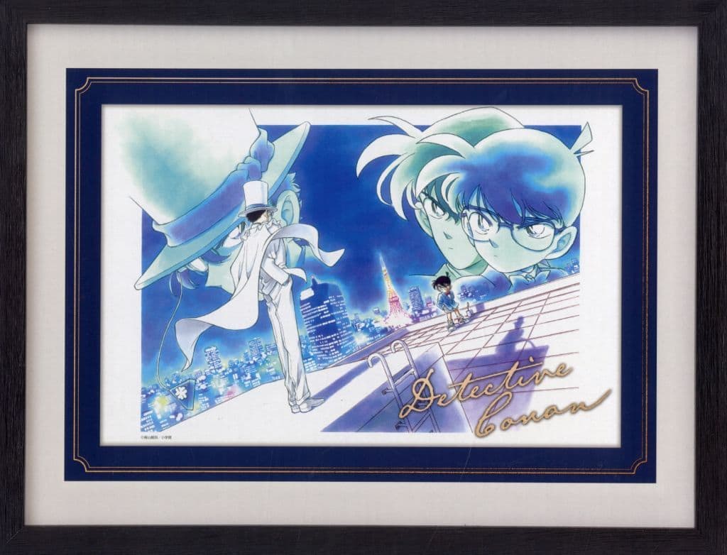 江戶川柯南&怪盜基德青山老師有插圖的藝術<Sega幸運抽賞名偵探柯南Good Day!Good Travel!>拉斯To lucky獎